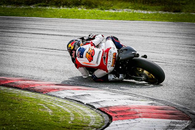 Jack Miller podczas testów w Malezji (fot. CWM LCR Honda)