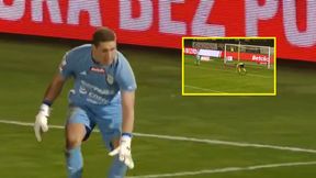 Kuriozalna sytuacja w I lidze. Zagranie ręką uszło mu płazem