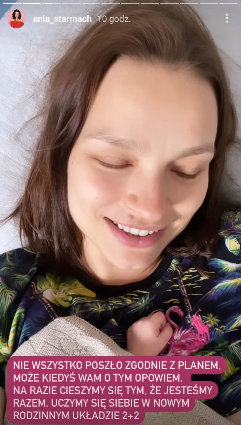 Anna Starmach z synkiem już w domu