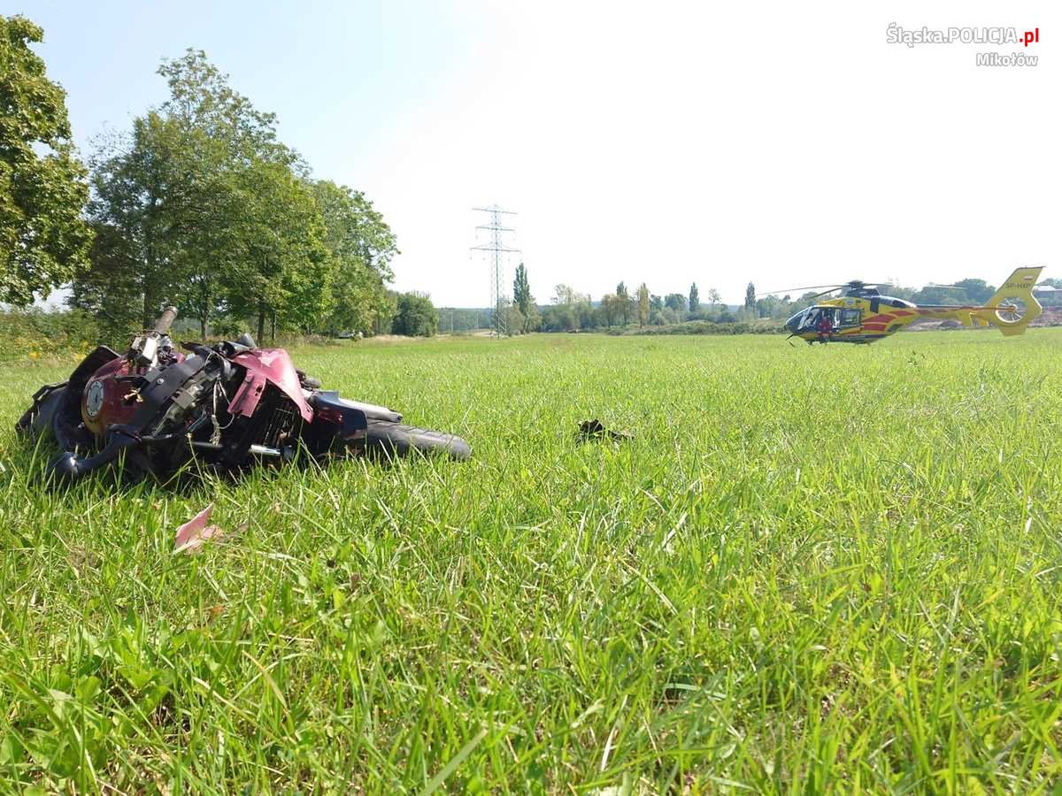 Tragedia na Śląsku. Motocyklista nie miał szans