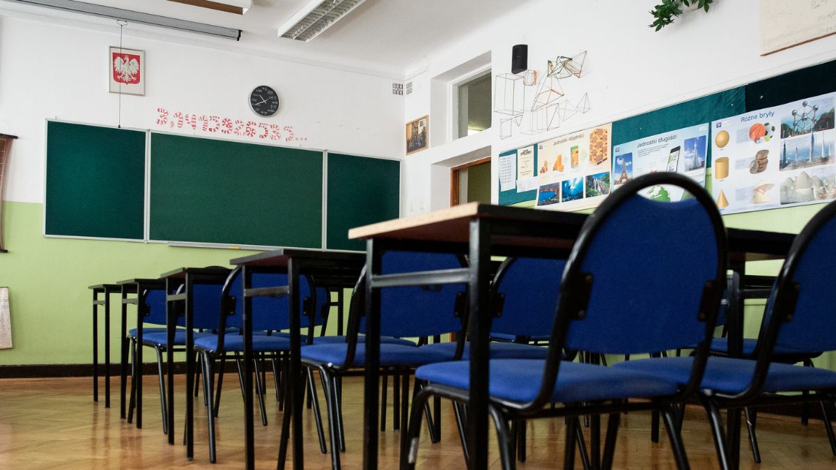 Klasa szkolna (zdj. podgl.).