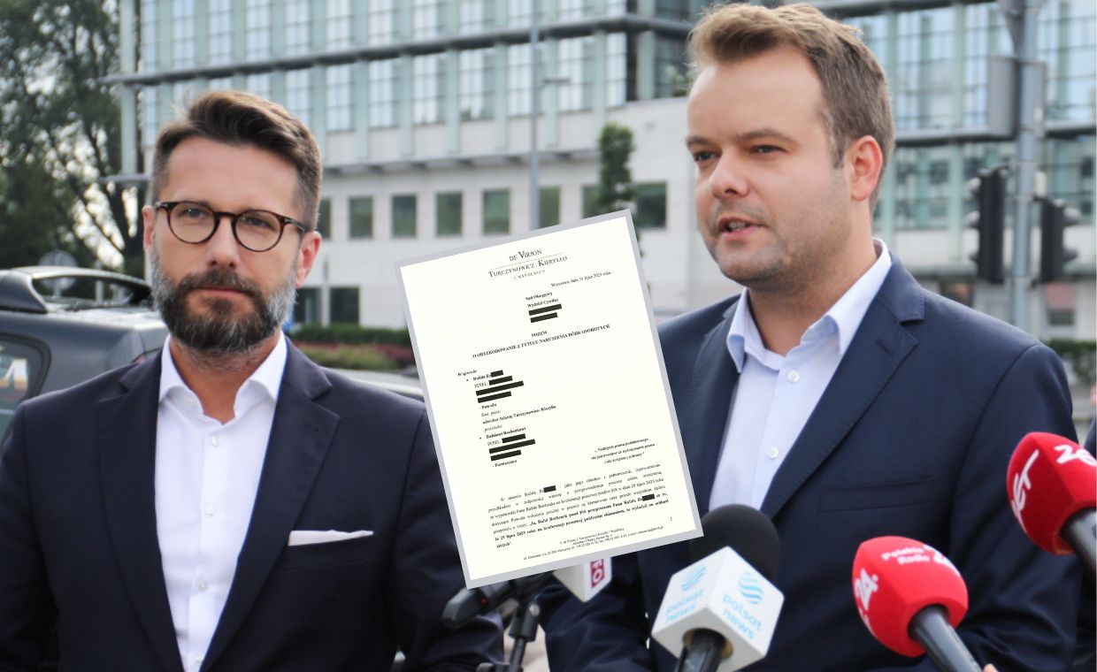 Radosław Fogiel i Rafał Bochenek zostali pozwani przez Rafała Rz.