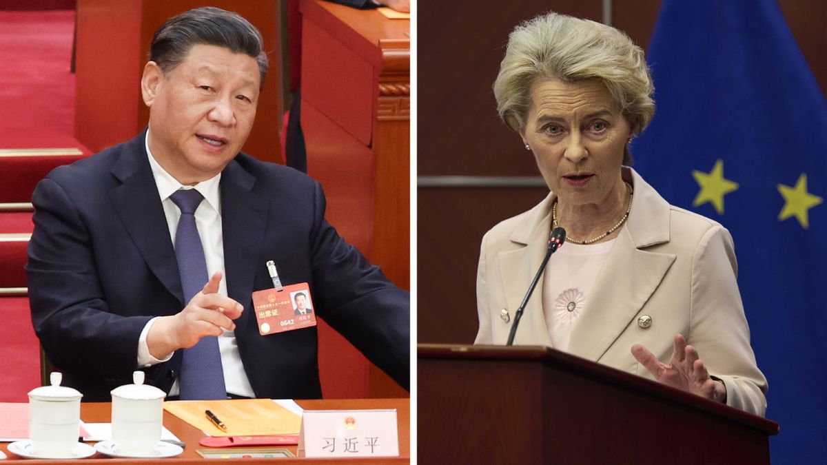 Xi Jingping i Ursula von der Leyen