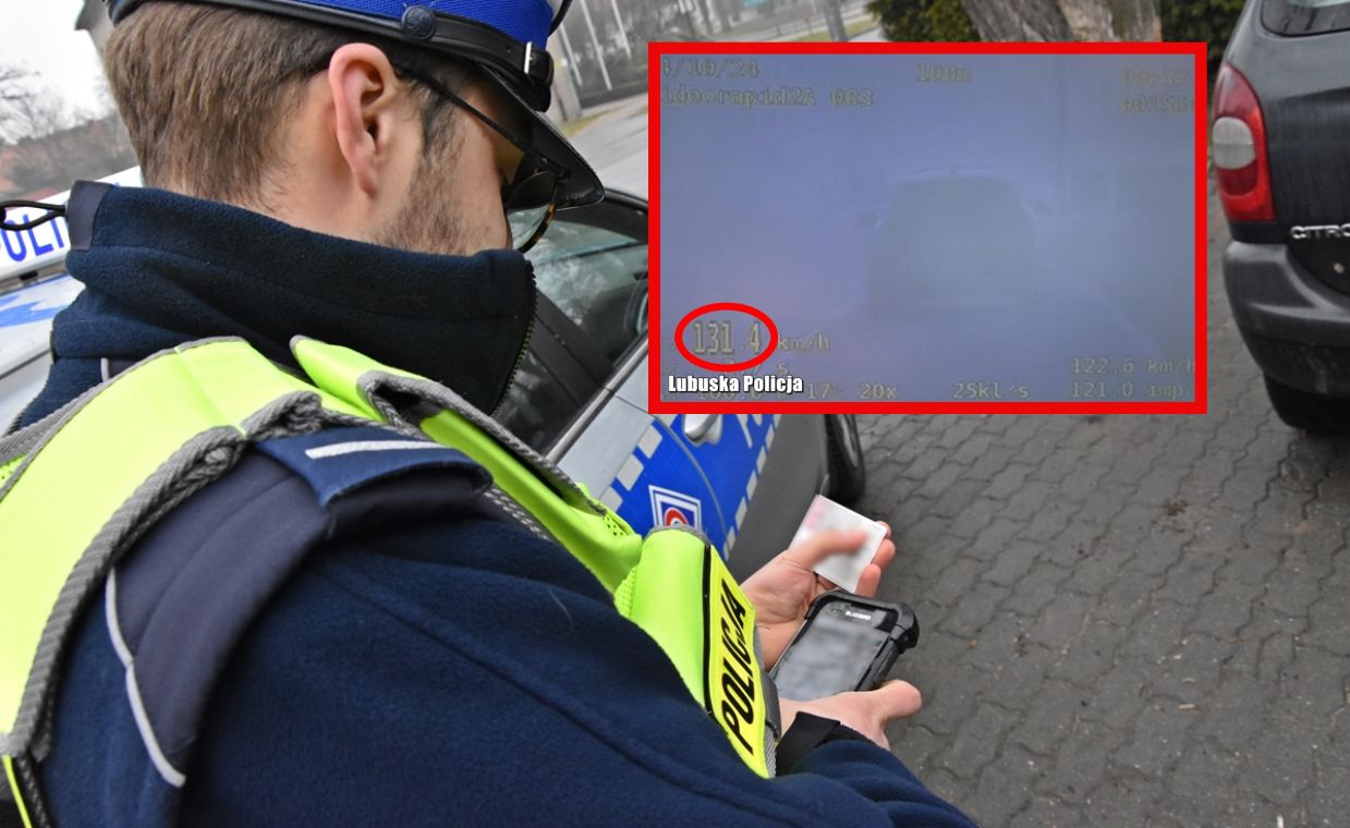 Prowadził na ślepo. Policja pokazuje nagranie