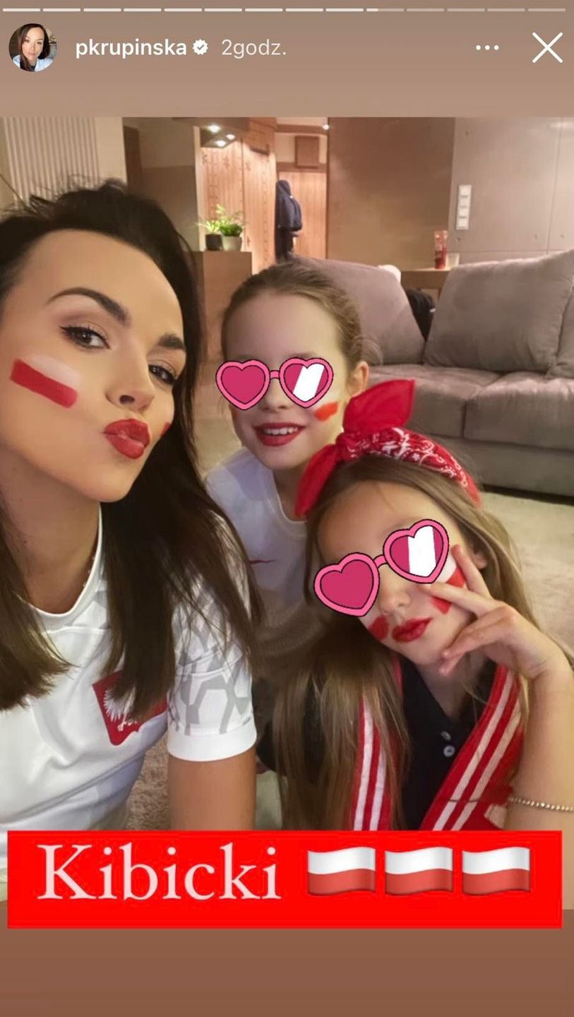 Paulina Krupińska z córkami 