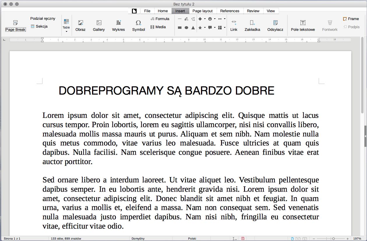 Nowy „wstążkowy” interfejs na macOS-ie – wciąż wymaga wizualnego doszlifowania, ale działa już bardzo dobrze