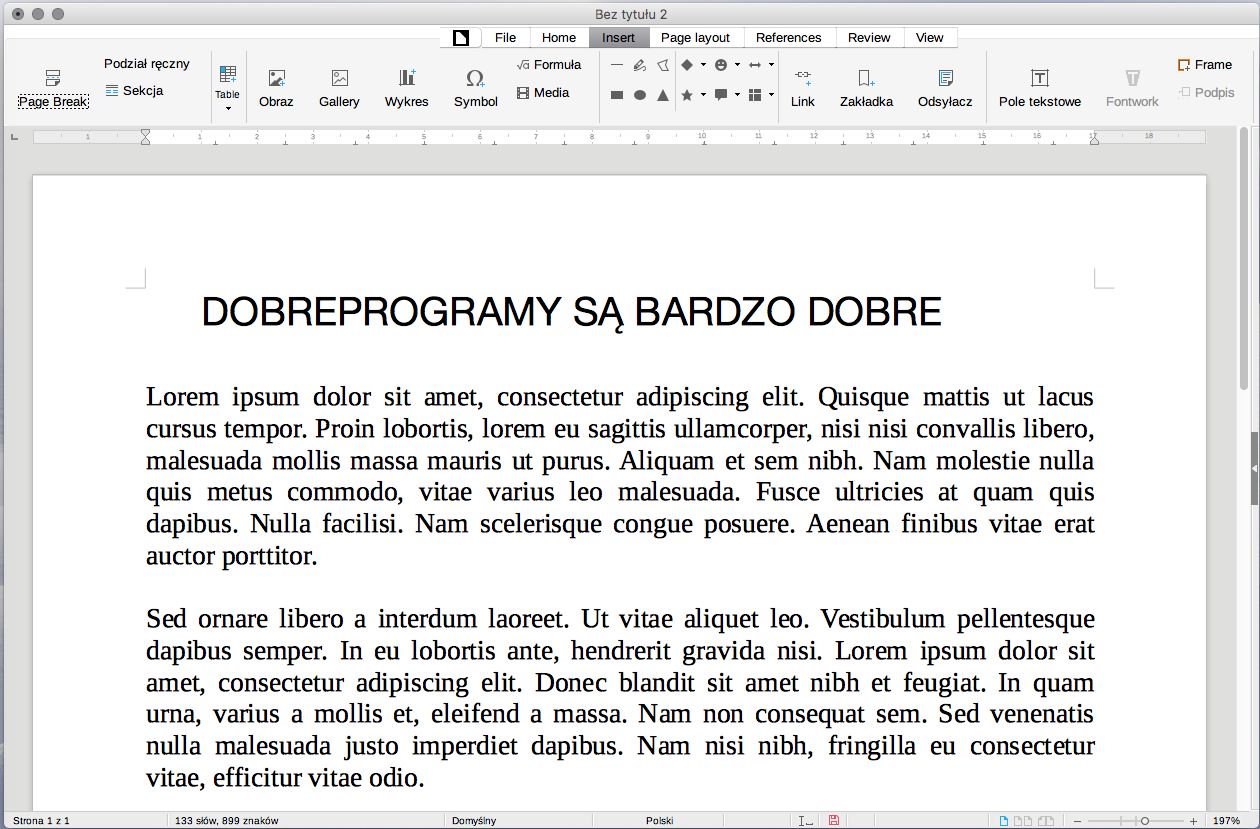 Nowy „wstążkowy” interfejs na macOS-ie – wciąż wymaga wizualnego doszlifowania, ale działa już bardzo dobrze