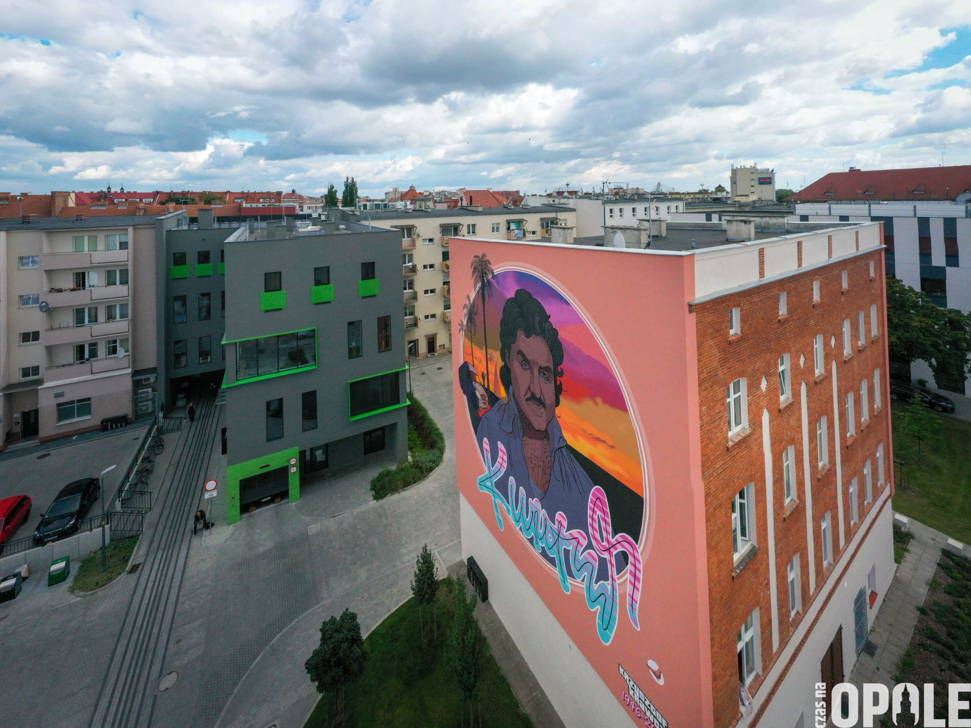 Mural upamiętniający Krzysztofa Krawczyka