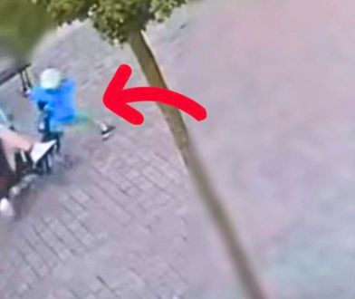 Jechali we dwoje hulajnogą. Finał mógł być tylko jeden