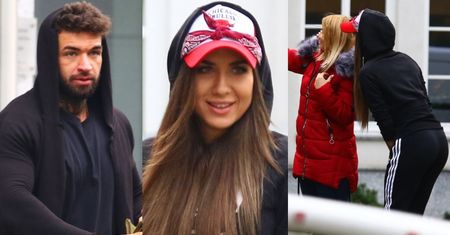 TYLKO U NAS: Deynn bez makijażu i zaspany Majewski wychodzą z hotelu w Sopocie (ZDJĘCIA)