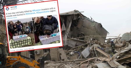 Wstrząsająca uroczystość. Pogrzeb Serhija