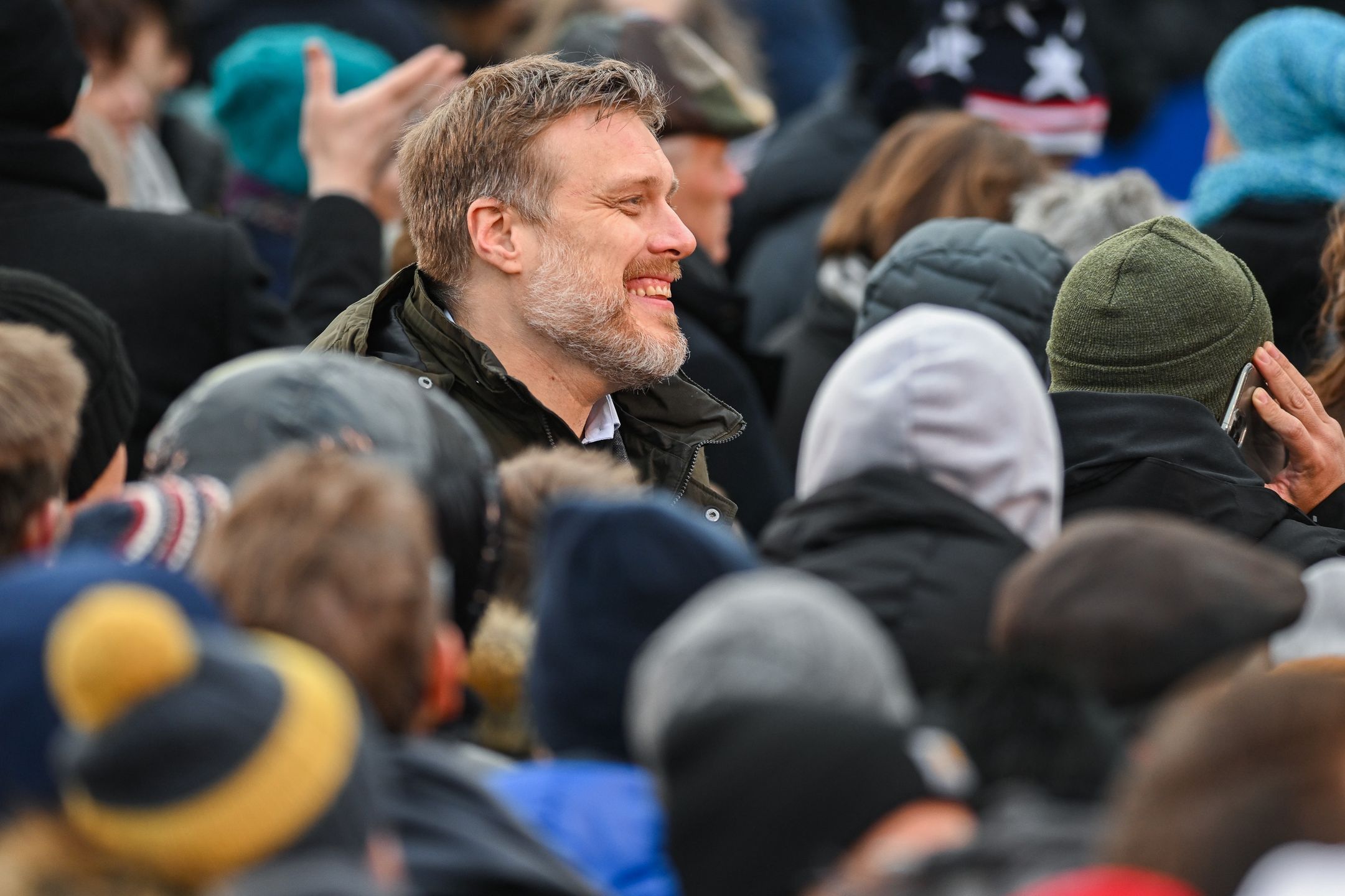 Gwiazdy i politycy na przemówieniu Joe Bidena