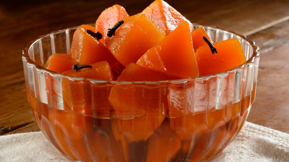 Kompot z dyni z przyprawami korzennymi