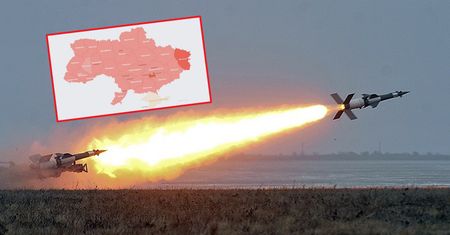 Alarm powietrzny w całej Ukrainie. Na Zaporoże spadły rakiety i drony-kamikadze