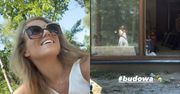 Agnieszka Kaczorowska nadaje z budowy nowego domu: "Dobrze mi tu. I zielono tu". Zdradziła, kiedy przeprowadzka