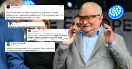 Burza po decyzji prokuratury ws. Wałęsy. "Ci szaleńcy twierdzą"