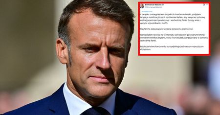 Macron pisze po polsku. Francja wysyła myśliwce