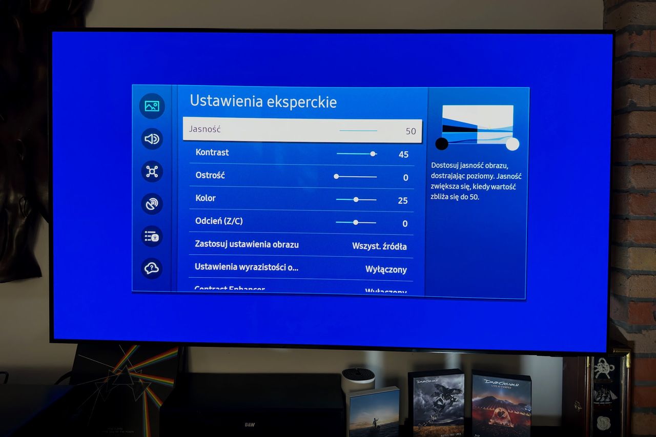 Samsung OLED S95C - ustawienia obrazu 1