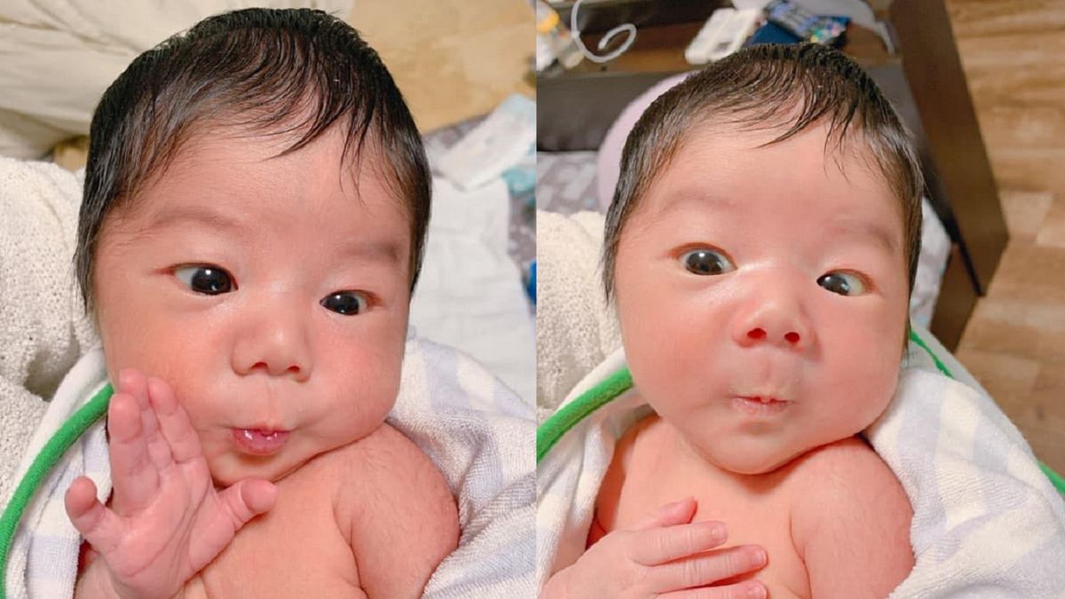 Dziecko i jego miny stały się hitem w sieci.