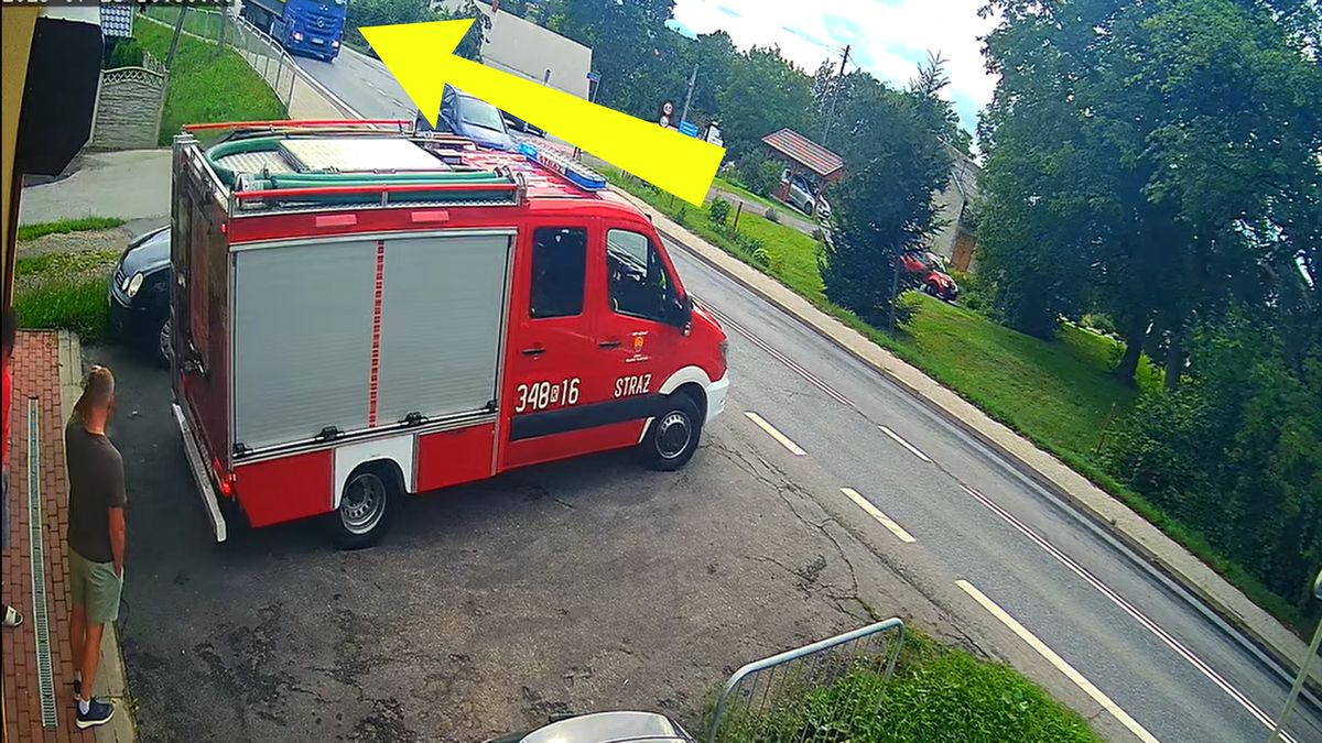 Porażające nagranie. Niewiele brakowało, a doszłoby do kolizji.