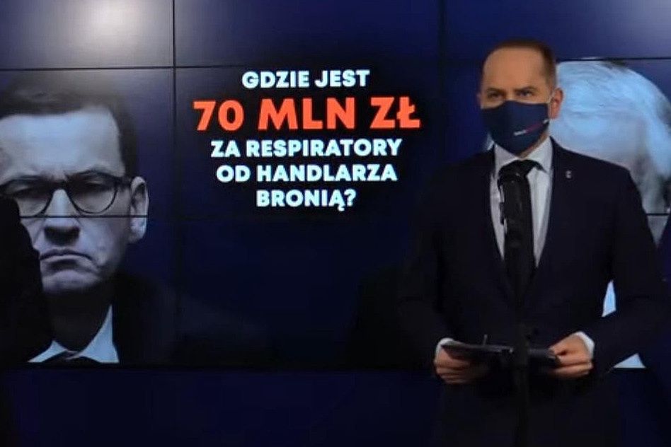 Zakup respiratorów od handlarza bronią. Dariusz Joński i Michał Szczerba przedstawiają nowe ustalenia