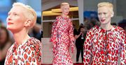 Wenecja 2018: Posągowa Tilda Swinton zachwyca w sukni od Schiaparelli