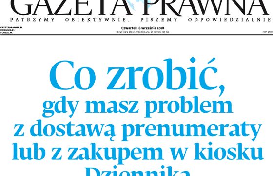 Infor Biznes też ma problem z Ruchem, zachęca czytelników do kupowania „Dziennika Gazety Prawnej” gdzie indziej