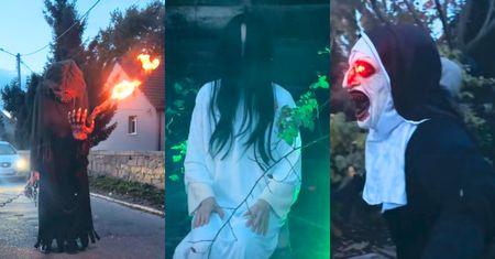 "Mąż zaczął kopać groby". Polka i Amerykanin na wsi zrobili Halloween