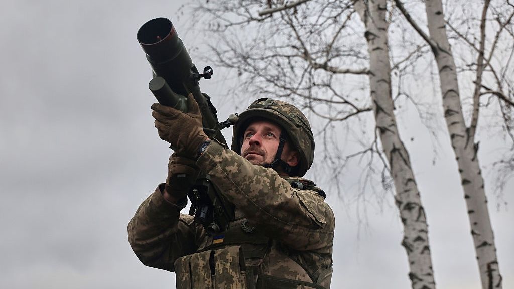 Soldiers of Ukraine's 125th Brigade on combat duty in Kharkiv direction
A soldier from the anti-aircraft missile artillery battery of the anti-aircraft missile artillery division of Ukraine's 125th Separate Heavy Mechanized Brigade holds a Piorun man-portable air-defense system while on combat duty in the Kharkiv region, Ukraine, on November 13, 2025. (Photo by Viacheslav Madiievskyi/Ukrinform/NurPhoto via Getty Images) NO USE RUSSIA. NO USE BELARUS.
NurPhoto
action shot, duty, kharkiv region, artillery division., air-defence system, portable system, piorun, no use russia, ukrinform, november 13, combat duty, missile system, defense, weaponry, russia-ukraine war, man-portable, photo, ukraine military, nurphoto, ukraine war, air defense, heavy brigade, viacheslav madiievskyi, ukraine conflict, mechanized, 125th separate heavy mechanized brigade, soldier, russian invasion, no use belarus