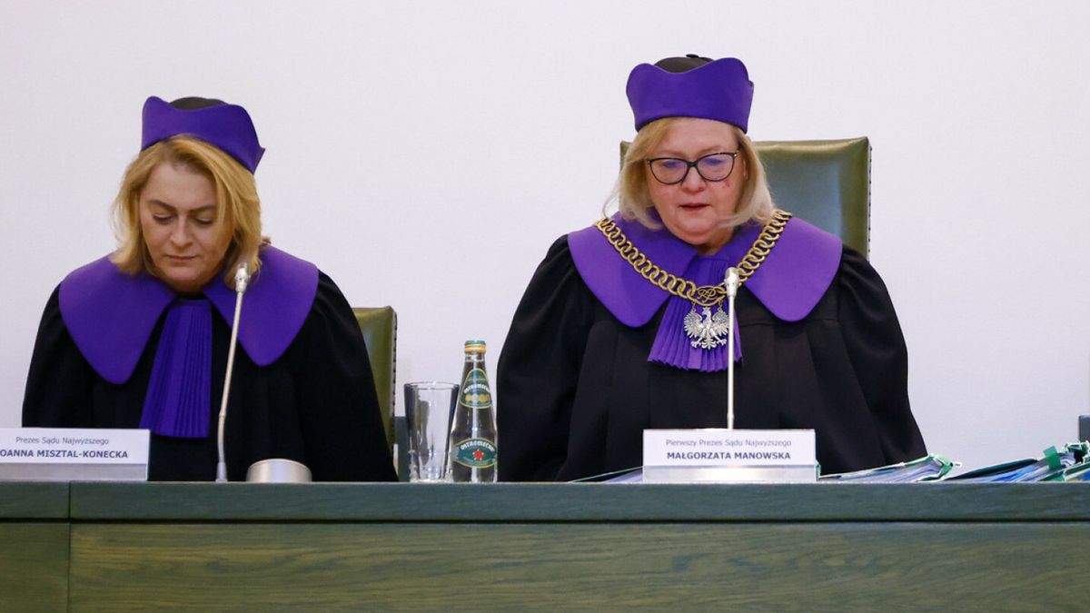 TS o umorzeniu sprawy immunitetu Małgorzaty Manowskiej. Jest komunikat. Na zdjęciu Pierwsza Prezes SN