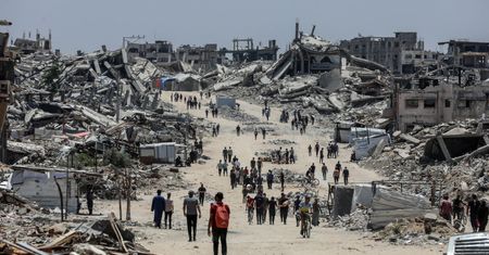 Media: Izrael zbombardował miasto w Strefie Gazy. Podali powód