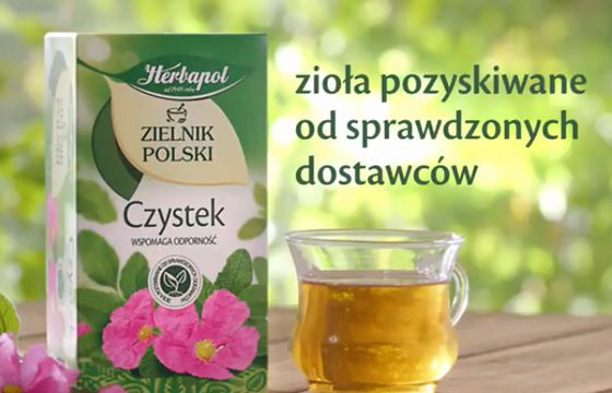 Herbapol reklamuje herbaty ziołowe Zielnik Polski (wideo)