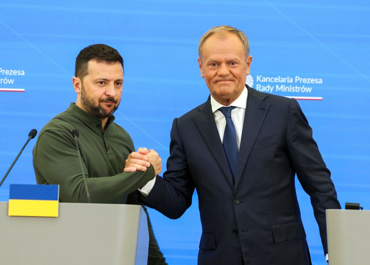 wojna w Ukrainie, wojsko, donald tusk, ukraińcy w polsce Dlaczego ukraińską jednostkę w Polsce nazwano legionem? Wspólny kłopot Tuska i Zełenskiego