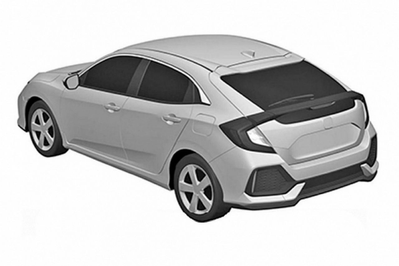 Honda Civic X w wersji produkcyjnej na ilustracjach patentowych?