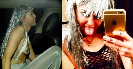 Miley w srebrnych nasutnikach... (FOTO)
