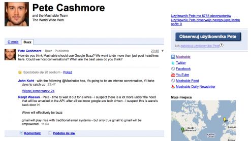 Google pokazało "swojego Facebooka" - nazywa się Buzz 1