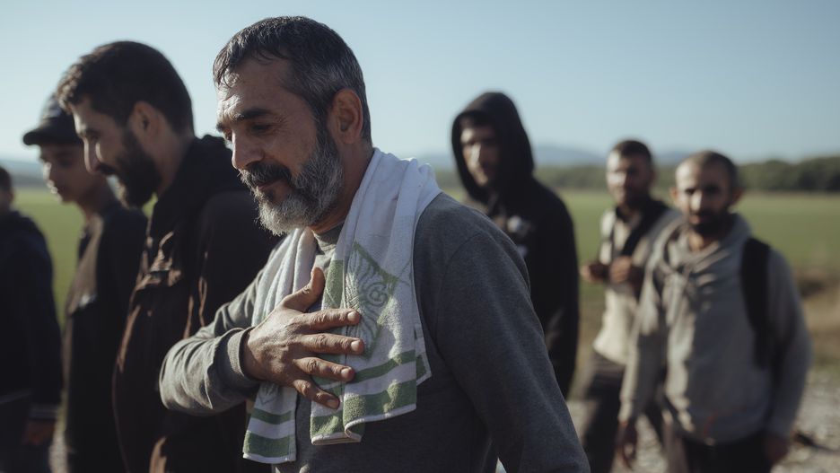 VYSKOVCE NAD IPLOM, SLOVAKIA - SEPTEMBER 6: Migrants arrive in Slovakia after they are smuggled into the country near Vyskovce Nad Iplom, Slovakia on September 6, 2023. Rising numbers in illegal immigration is becoming untenable for the understaffed Slovakian Foreign Police. It is reported that none of the 27,000 unauthorized immigrants, who have crossed the border between Hungary and Slovakia, have requested asylum in this year. (Photo by Robert Nemeti/Anadolu Agency via Getty Images)