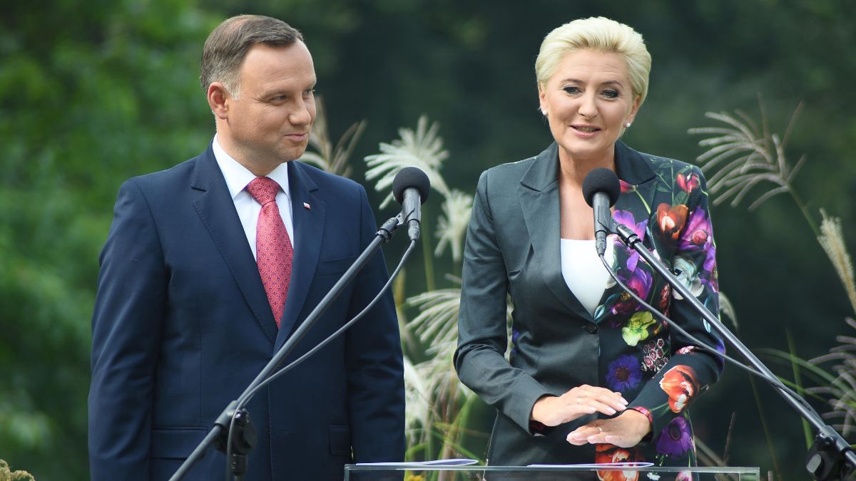 Andrzej Duda i Agata Kornhauser-Duda