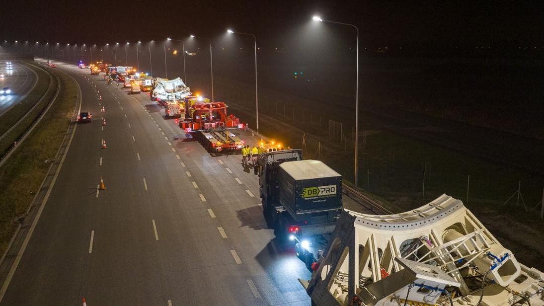 Transport maszyny TBM