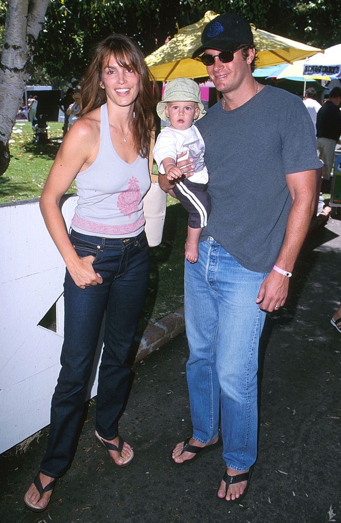 Cindy Crawford i Rande Gerber z synem