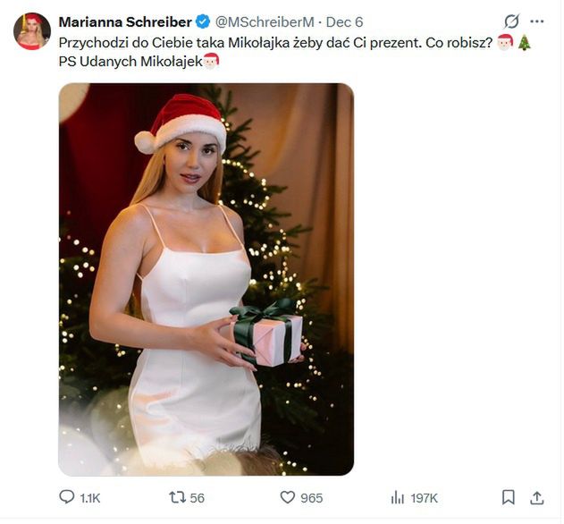 Na post Marianny Schreiber zareagował jezuita 