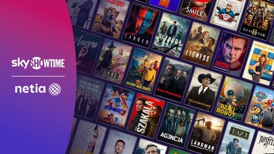 SkyShowtime przez dwa lata bez opłat dla klientów Netii