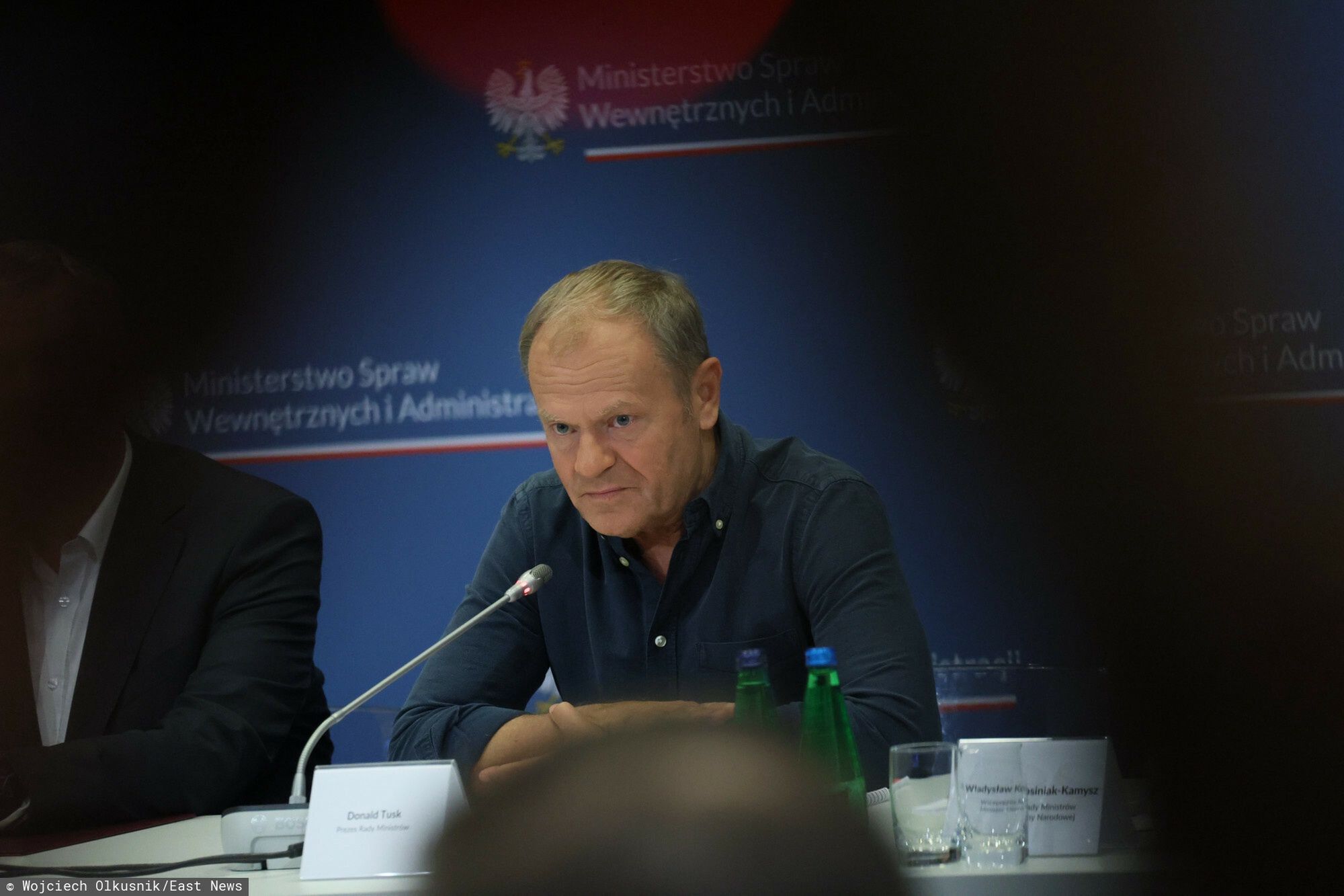 Sztab kryzysowy z udziałem premiera Donalda Tuska
