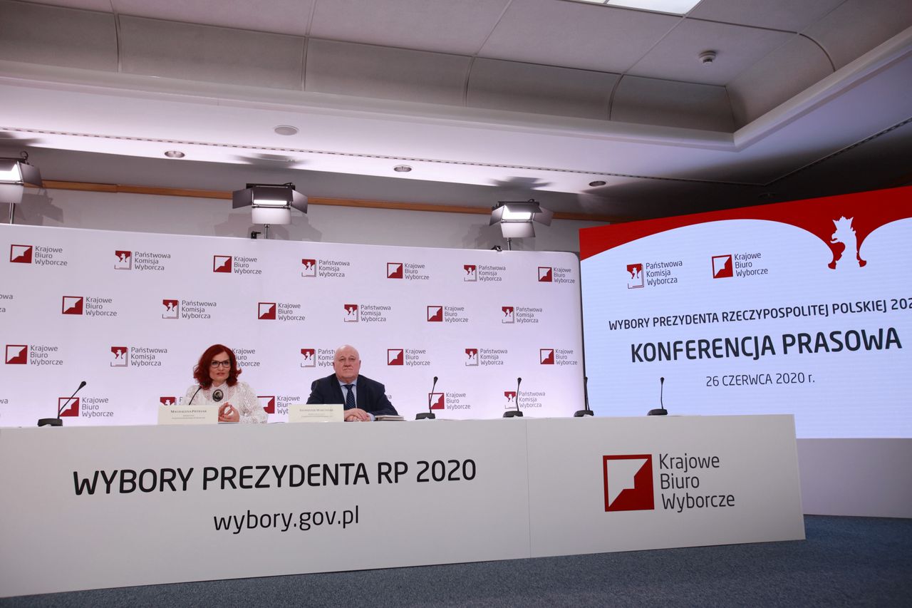 Wybory prezydenckie 2020. Frekwencja wyborcza. Konferencja PKW po I turze wyborów