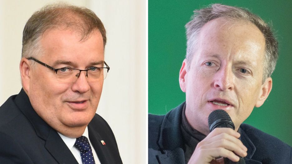 Spięcie w studiu TVN24. Andrzej Dera pouczał dziennikarza