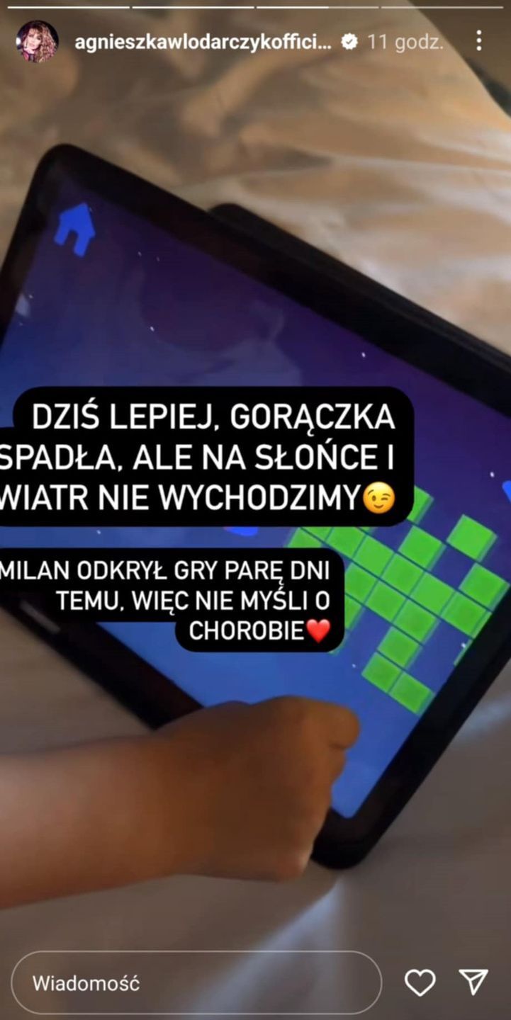 Agnieszka Włodarczyk poinformowała o stanie zdrowia syna