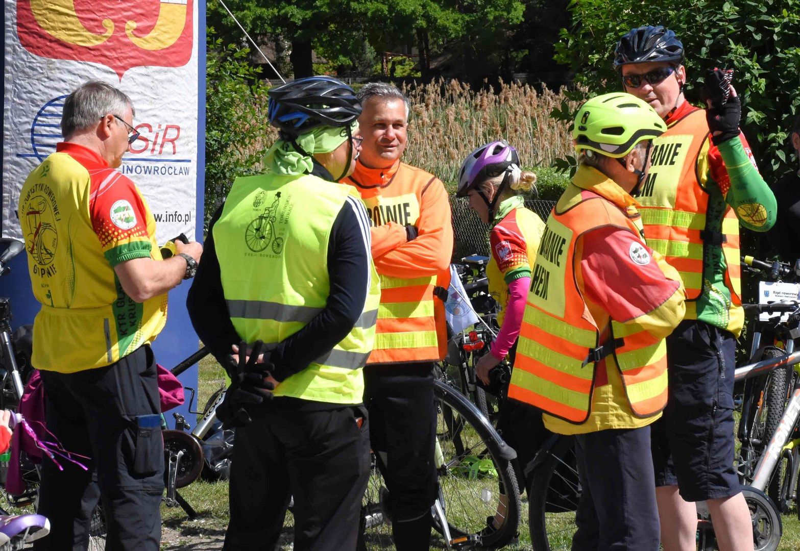 24. 05. 2025. Rajd rowerowy &#34;Śladami Uzdrowiska&#34;. W imprezie zorganizowanej przez gminę Inowrocław uczestniczyło ponad 300 cyklistów.
Autor: Dominik Fijałkowski/Polska Press