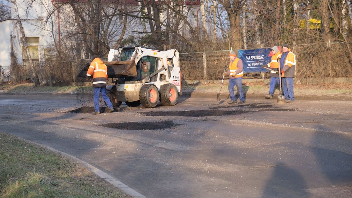 Dziury na ul. Chemicznej w Lublinie