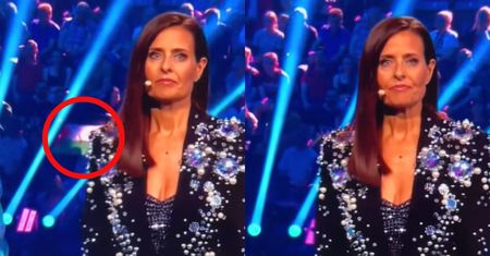 Prowadząca Eurowizję celowo przesunęła się, by zasłonić flagę Palestyny? Internauci mają swoją teorię
