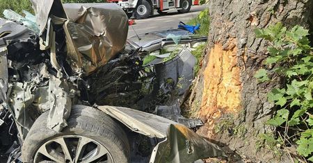 Tragedia na trasie Górowo Iławeckie–Kamińsk. Nie żyje 30-latek i jego 3-miesięczne dziecko